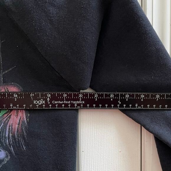 Vintage 1990 Fruit of The Loom USA The Wild Side Carousel Print Sweatshirt Large - Picture 8 of 12